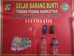 Sat Resnarkoba Polres Dompu Berhasil Tangkap Bandar Narkoba