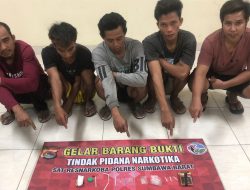 Polisi Tangkap 5 Orang Penjahat Narkoba
