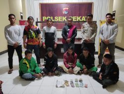 Timsus Polsek Pekat Ringkus Pelaku Perjudian