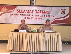 Polres Dompu Terima Kunjungan Tim STIK Lemdiklat Polri
