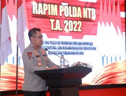 Polda NTB Menggelar Rapim Di Hotel Lombok Raya