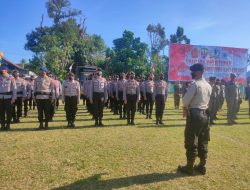 Polres KSB & Kompi 2 Yon B Gelar Upacara Penutupan TMMD Ke-114