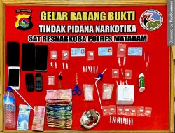 Bandar Shabu Asal Ampenan Di Tangkap Polisi