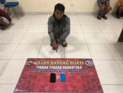 Tim Opsnal Resnarkoba Polres KSB Tangkap Kurir Narkoba