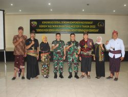 Korem 162/WB Gelar Komunikasi Sosial dengan Komponen Masyarakat NTB