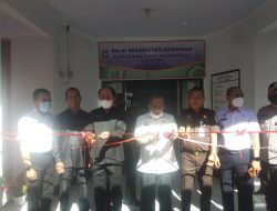 Sah!, Kajari Sumbawa Resmikan Balai Rehabilitasi Adhyaksa Untuk Pengguna Narkoba