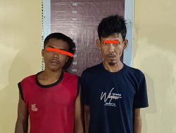 Polsek Medang Deras Tangkap 2 Pelaku Pencurian Pagar Besi Tower