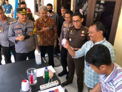 Kapolres Bima Pimpin Pemusnahan BB Narkoba