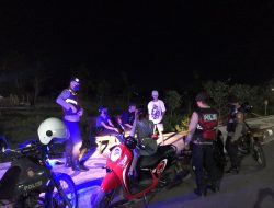 Polres Sumbawa Konsisten Patroli Blue Light