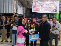 Kapolsek Brang Rea Menutup pertadingan Volly Seber Cup 2022