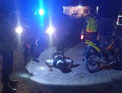 Polsek Sumbawa Lakukan Razia Tekan Kriminalitas