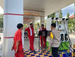 Kapolres Bima Kota Cek Sejumlah SPBU Pasca Kenaikan BBM