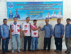 Ketua DPC. Pejuang Bravo Lima Batu Bara Hadiri Pengukuhan PJS