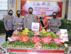 Polda NTB Gelar syukuran Sambut Hari Jadi Polwan Ke-74