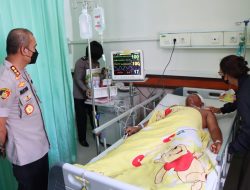 Kapolresta Mataram Jenguk Personil di RSUD NTB