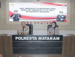 kapolresta Mataram Pimpin Anev Latja SIP Angakatan-51