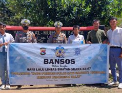 HUT Lalu Lintas ke-67 polres Sumbawa barat Berbagi