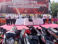 Sebanyak 363 Pelaku di Amankan Selama Operasi Jaran Rinjani 2022