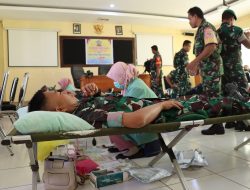 Sat Lantas Bima Kota Donor Darah, Sambut HUT ke_67 Korps Lalulintas