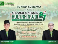 PD NWDI Kabupaten Sumbawa Mengucapkan Selamat Hultah NWDI Ke 87