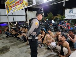 Polsek Lima Puluh Berhasil Gagalkan Belasan Remaja Yang Hendak Balap Liar