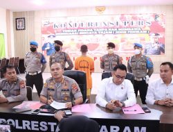 Polisi Amankan Pendemo diduga bawah Sajam