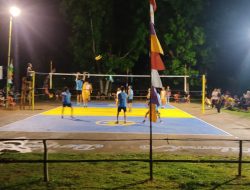 Kapolsek Brang Rea Resmi Membuka Turnamen Bola Volly