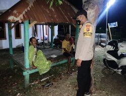 Bhabinkamtibmas Desa Usar Mapin Terapkan Ronda Siskamling