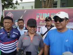 Meriah, Fun Bike Jelang HUT Ke 77 TNI digelar Korem 162/WB