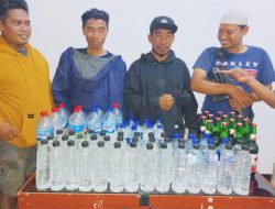 Polres Dompu Berhasil Amankan Ratusan Botol Miras