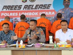 Inilah Hasil Pengungkapan Kasus Selama Sebulan Polres Lotara
