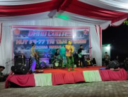 Sambut HUT TNI ke 77, 30 Group Band Ramaikan Festival Musik Kodim 1615/Lotim