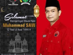 Ketua F-PDIP DPRD Sumbawa Gitta Liesbano Mengucapkan Selamat Memperingati Maulid Nabi Muhammad SAW 12 Rabiul Awal 1444 H