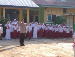 Kanit Binmas Berikan Himbauan Kamtibmas saat Apel
