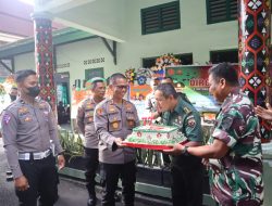 Wakapolresta Beri Kejutan kepada Kodim 1606 Saat HUT TNI Ke-77