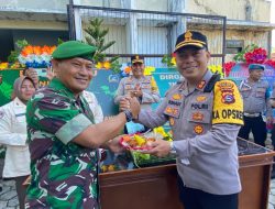 Polres Bima Kota Berikan Kejutan Di Hari Jadi TNI ke-77