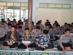 Kapolres KSB Rutin Berikan tausiah Terhadap Anggota Personil
