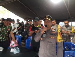 Waka Polres Sumbawa Pimpin Doa Bersama Atas Tragedi Kanjuruhan