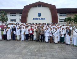 Polsek Mataram Amankan Audiensi Jama’ah Wirid Di Kantor Gubernur NTB.