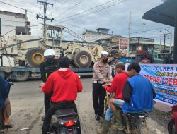 Sat Lantas Polres Batubara Lakukan Ops Zebra Toba 2022 Secara Humanis