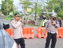 Polresta Mataram Gladi Penutupan Arus Lalin Event Ironman 70.3 Lombok