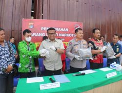 Ditresnarkoba Polda NTB Musnahkan BB Ganja dan Narkoba