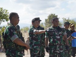 Disela touring berbagi kasih, Danrem 162/WB sempatkan Cek Pra TMMD ke 115