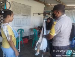 Bentuk Kepedulian BKTM, Bripka Wardy Kurnia Bantu Giat Posyandu