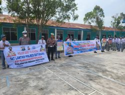 Ops Zebra Toba 2022 Ke 7, Sat Lantas Polres Batubara Goes To School