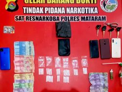 Edarkan Narkotika 3 Orang Pelaku di Tangkap Polisi