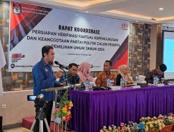 KPU Sumbawa Gelar Rakor Verifikasi Faktual Parpol