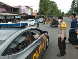 Polsek Pagutan Kawal Pawai Ta’aruf Perigati Maulid Nabi