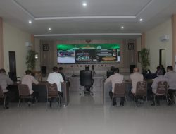 Kapolresta Bersama Jajaran Ikuti  Maulid Melalui Virtual Zoom