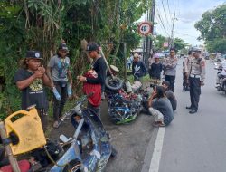 Polsek Batulayar Tertibkan Pengendara Vespa Ekstrim
